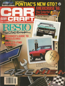 CAR CRAFT 1986 NOV - HEMI, FAIRLANE GT, GTO, BELVEDERE